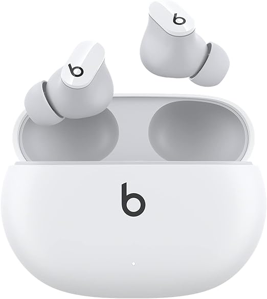 Beats Studio Buds - True Wireless Noise Cancelling Earbuds - Compatible with Apple & Android, Built-in Microphone, IPX4 Rating, Sweat Resistant Earphones, Class 1 Bluetooth Headphones - White image 1