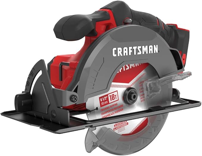 CRAFTSMAN V20 Cordless Circular Saw, 6-1/2 inch, Bare Tool Only (CMCS500B) image 1