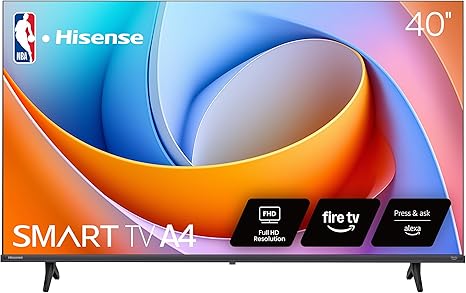 Hisense 40-Inch Class A4 Series FHD 1080p Smart Fire TV (40A4NF, 2025 Model) - DTS Virtual: X, Slim Bezel Design, Alexa Built in image 1