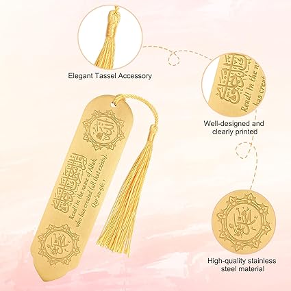 Quran Bookmark, Muslim Wedding & Nikkah Favor, Islamic Gift for Hajj & Umrah, Graduation Favor, Ameen Favor, Elegant and Meaningful Keepsake, Perfect for Special Occasions and Celebrations image 3