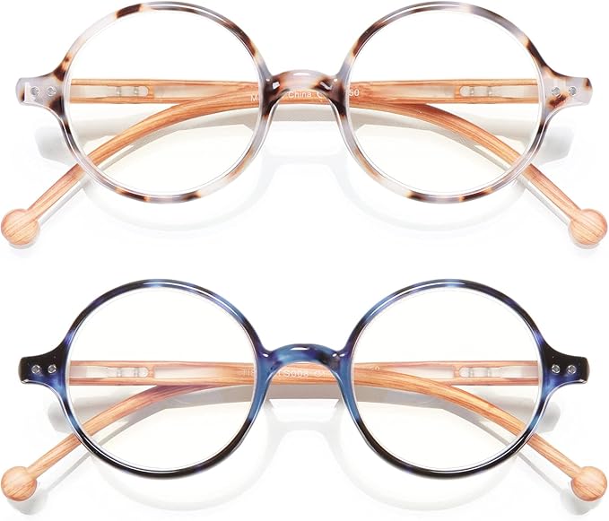 Round Reading Glasses Women Men Blue Light Blocking Circular Readers Unisex Ultra Lightweight Circle Cheaters Glasses image 1