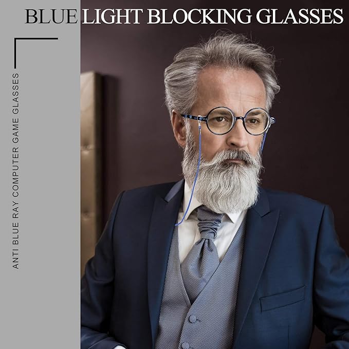 Round Reading Glasses Women Men Blue Light Blocking Circular Readers Unisex Ultra Lightweight Circle Cheaters Glasses image 5