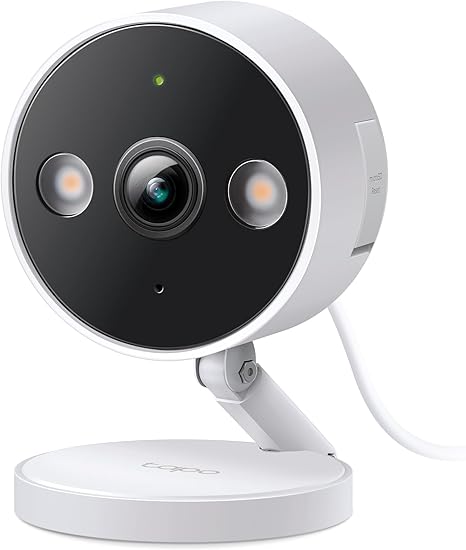 Tapo TP-Link 2K QHD Security Camera, Indoor/Outdoor, 𝟮𝟬𝟮𝟰 𝗣𝗖𝗠𝗮𝗴 𝗘𝗱𝗶𝘁𝗼𝗿'𝘀 𝗖𝗵𝗼𝗶𝗰𝗲, Color Night Vision, Free Person/Pet/Vehicle Detection, Invisible IR Mode, SD Storage, C120 image 1