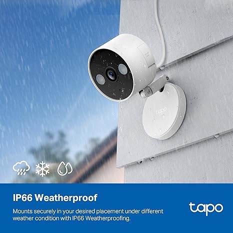 Tapo TP-Link 2K QHD Security Camera, Indoor/Outdoor, 𝟮𝟬𝟮𝟰 𝗣𝗖𝗠𝗮𝗴 𝗘𝗱𝗶𝘁𝗼𝗿'𝘀 𝗖𝗵𝗼𝗶𝗰𝗲, Color Night Vision, Free Person/Pet/Vehicle Detection, Invisible IR Mode, SD Storage, C120 image 5