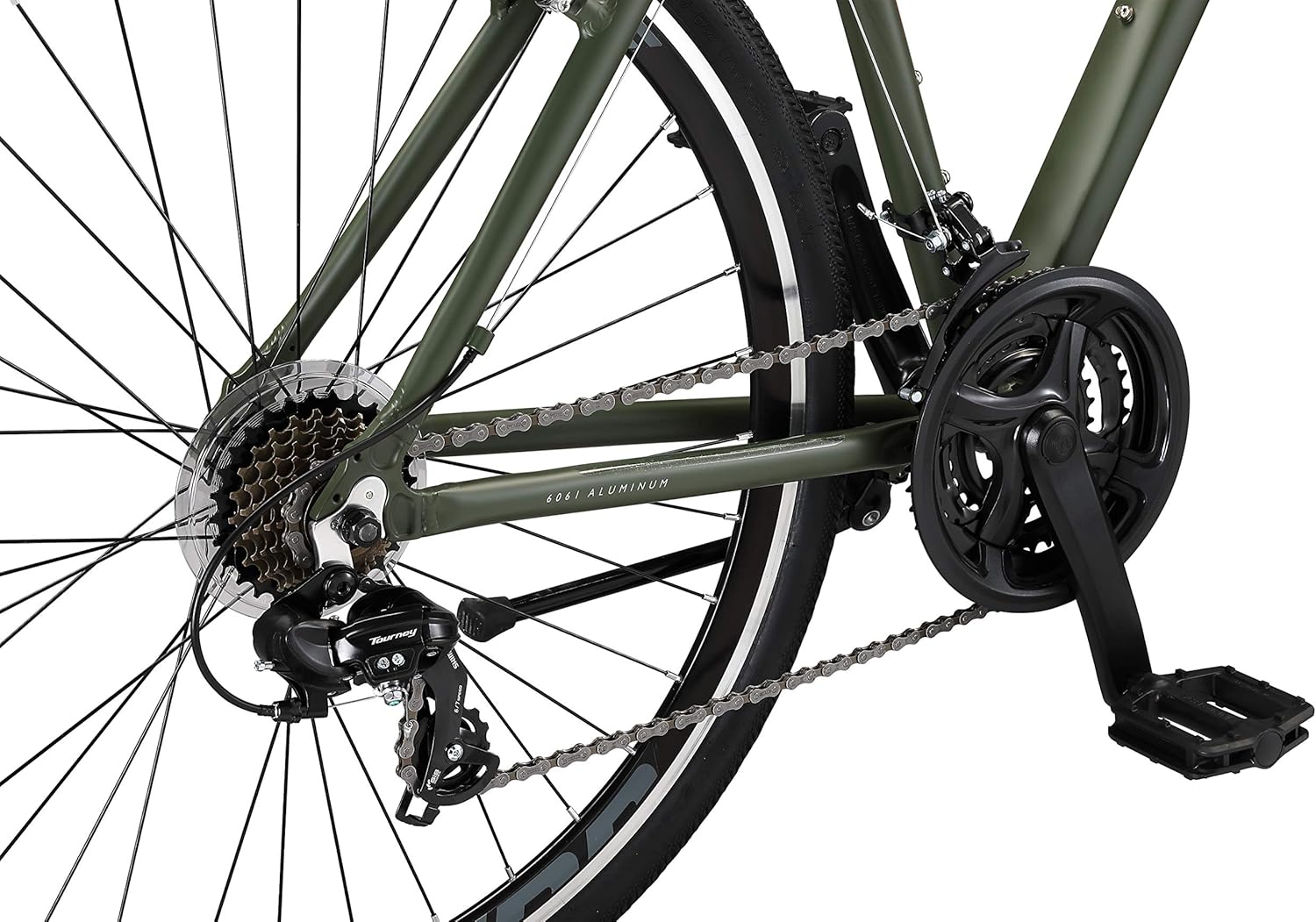 Schwinn GTX Comfort Adult Hybrid Bike, Men and Women, Dual Sport Bicycle, 700c Wheels, Step-Through or Step-Over Lightweight Aluminum Frame image 7