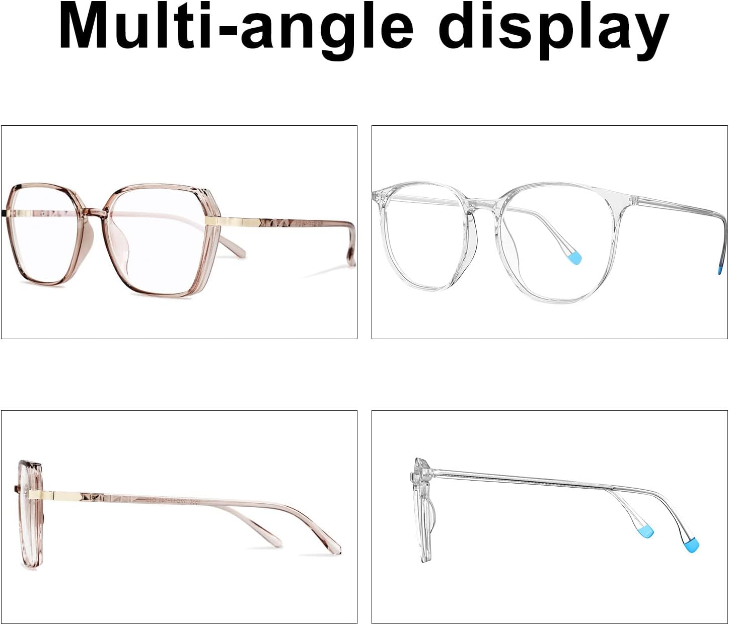 ROCKNIGHT Anti-Eyestrain and Headache Blue Light Blocking Glasses for Women Men UV Glare Protection for Computer, TV, Phones image 2