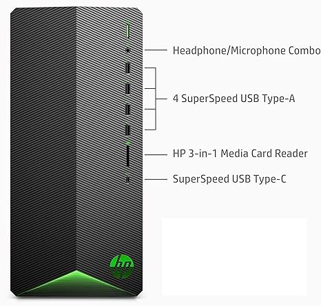 HP Pavilion Desktop Tower Computer, Intel 8-Core i7-11700F up to 4.9GHz, 32GB DDR4 RAM, 1TB PCIe SSD, GeForce GT 610 2GB, WiFi 6, Bluetooth, RJ-45, Type-C, HDMI, KB & Mouse, Windows 11 Pro, WE/PGPY image 2