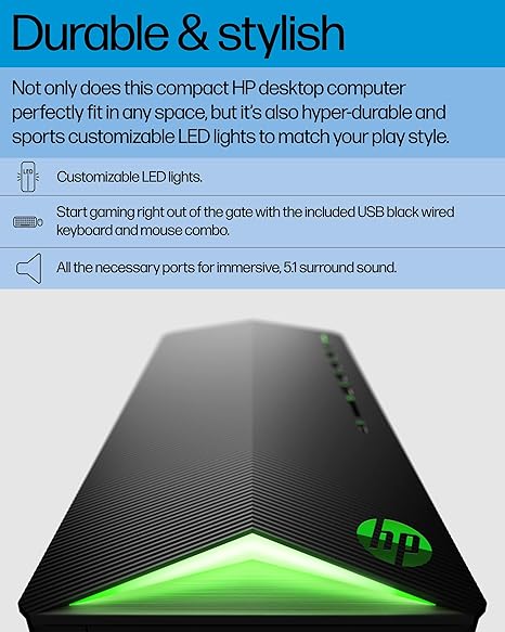 HP Pavilion Desktop Tower Computer, Intel 8-Core i7-11700F up to 4.9GHz, 32GB DDR4 RAM, 1TB PCIe SSD, GeForce GT 610 2GB, WiFi 6, Bluetooth, RJ-45, Type-C, HDMI, KB & Mouse, Windows 11 Pro, WE/PGPY image 5