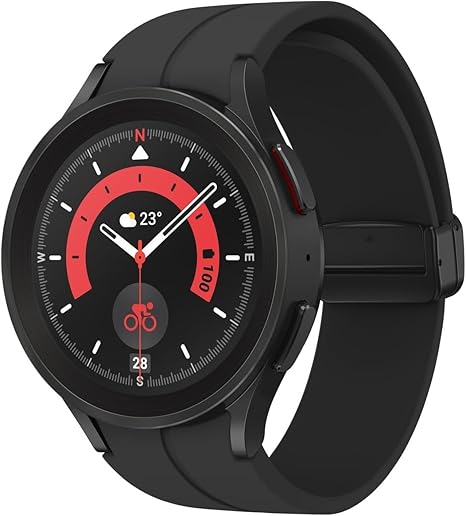 SAMSUNG Galaxy Watch 5 Pro (45mm,WIFI + 4G LTE) 1.4'' Super AMOLED Smartwatch GPS Bluetooth with Sleep Coaching,Bioactive Sensor,Water Resistant R925U (Fast Charger Bundle,Black Titanium) (Renewed) image 4