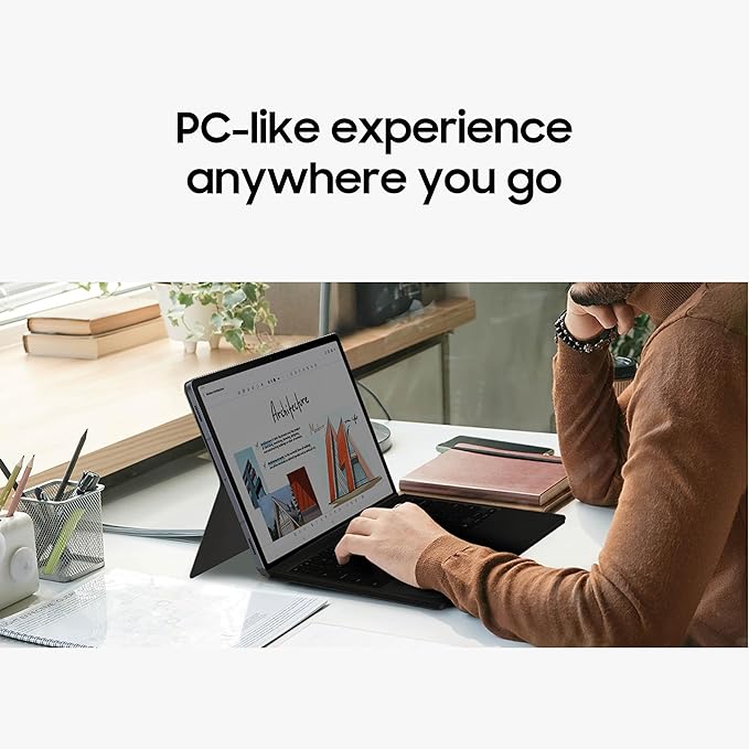 SAMSUNG Galaxy Tab S10+ Book Cover Keyboard AI Key, Detachable Platform, PC-Like Experience, Adjustable Viewing Angles, Wireless Keyboard Sharing, US Version, Black image 6