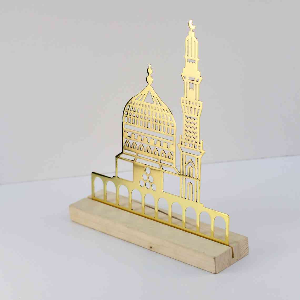 Masjid Al Aqsa, Masjid Al-Haram, Masjid An-Nabawi Islamic Tabletop Decor image 6