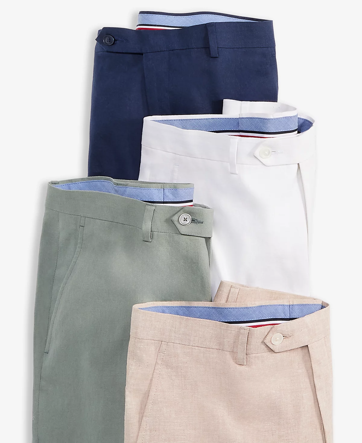 Tommy Hilfiger Men's Modern-Fit Linen Pants image 3