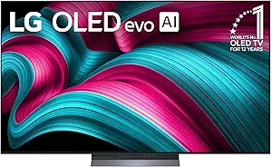 LG 65-Inch Class OLED evo AI 4K C5 Series Smart TV w/Dolby Atmos, Dolby Vision, HDR10, AI Super Upscaling 4K, Filmmaker Mode, Wow Orchestra, Alexa Built-in (OLED65C5PUA, 2025) image 1