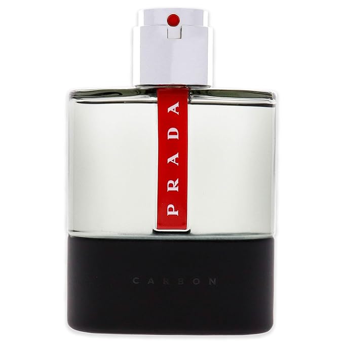 Prada Luna Rossa Carbon Eau De Toilette Spray 100Ml, Multi, 3.4 Ounce image 2