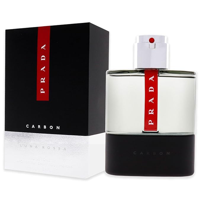 Prada Luna Rossa Carbon Eau De Toilette Spray 100Ml, Multi, 3.4 Ounce image 4