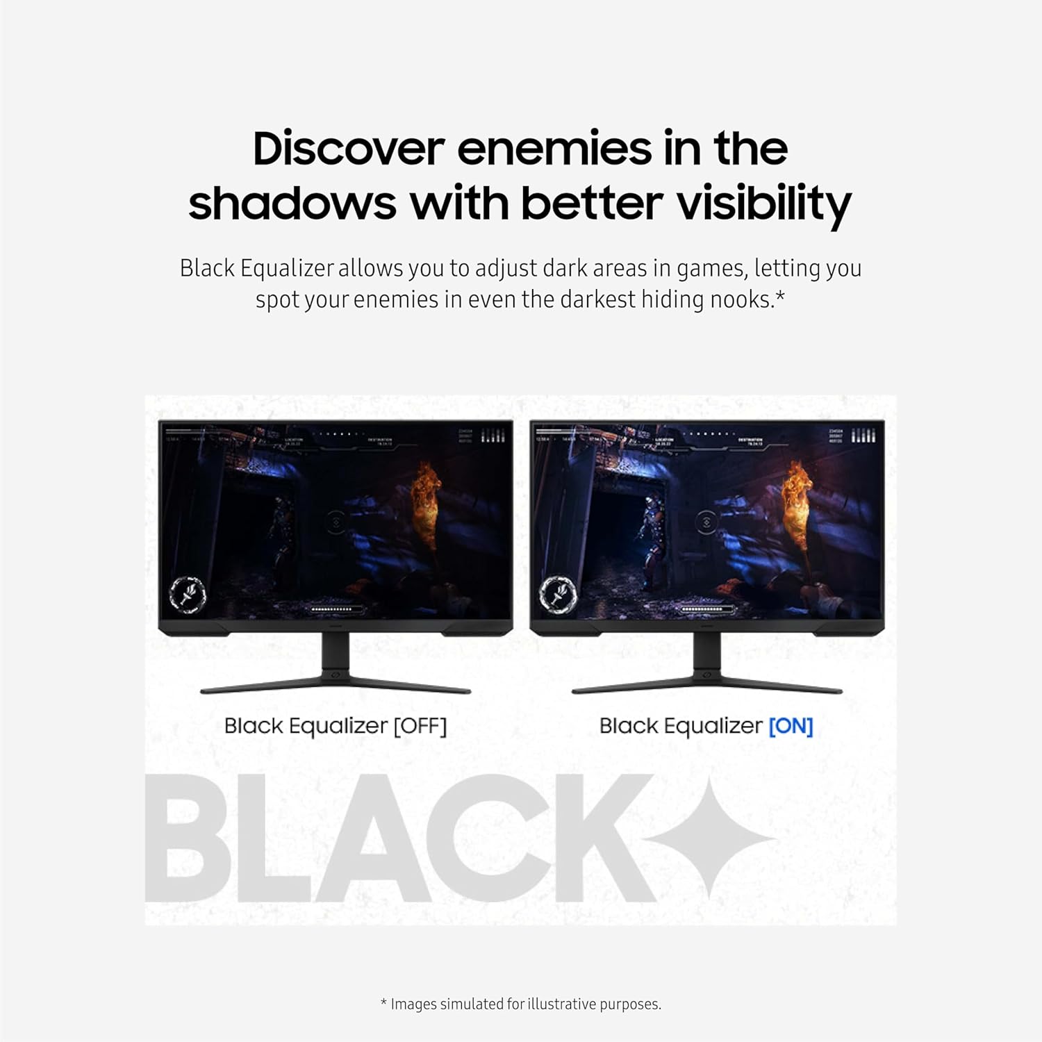 Samsung 27-Inch Odyssey G3 (G30D) Series FHD Gaming Monitor, 1ms, 180Hz, AMD FreeSync, Adjustable Stand, Black Equalizer, Virtual Aim Point, Eye Saver Mode, Flicker-Free, LS27DG302ENXZA image 5