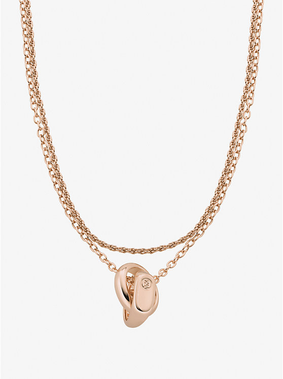 Double Layered Intertwined Necklace image 1