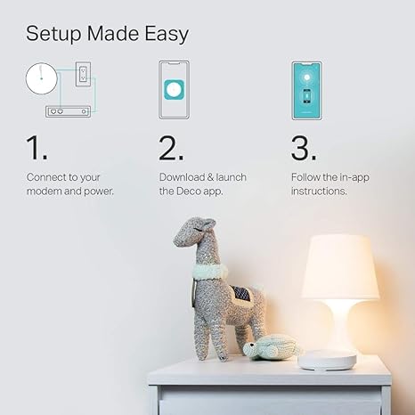 TP-Link Deco Mesh WiFi System(Deco M5) –Up to 5,500 sq. ft. Whole Home Coverage and 100+ Devices,WiFi Router/Extender Replacement, Anitivirus, 3-pack image 4