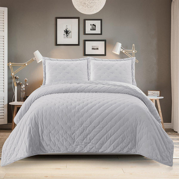 Velvet Coverlet/Quilt Set - Fluffy image 3