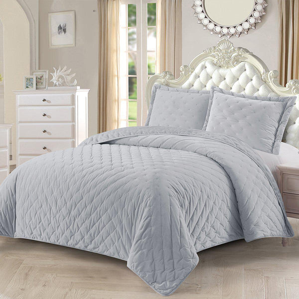 Velvet Coverlet/Quilt Set - Fluffy image 4