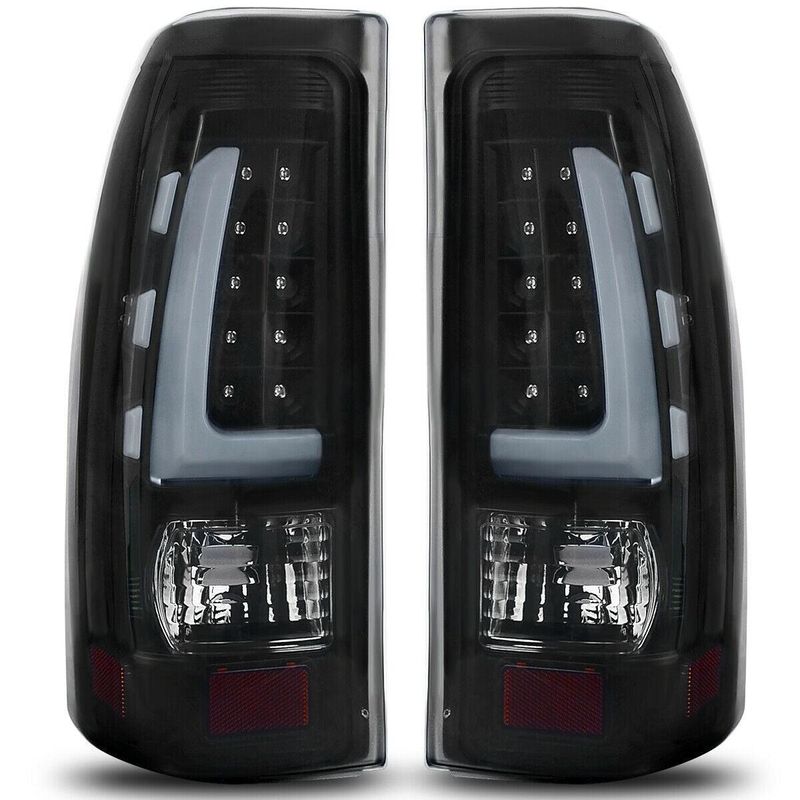 YITAMOTOR® Headlights & LED Tail Lights for 1999-2002 Chevy Silverado 1500/2500/3500, Complete Lamp Kit image 6