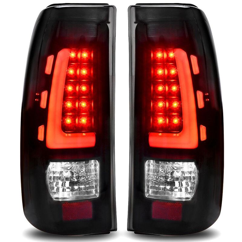 YITAMOTOR® Headlights & LED Tail Lights for 1999-2002 Chevy Silverado 1500/2500/3500, Complete Lamp Kit image 7