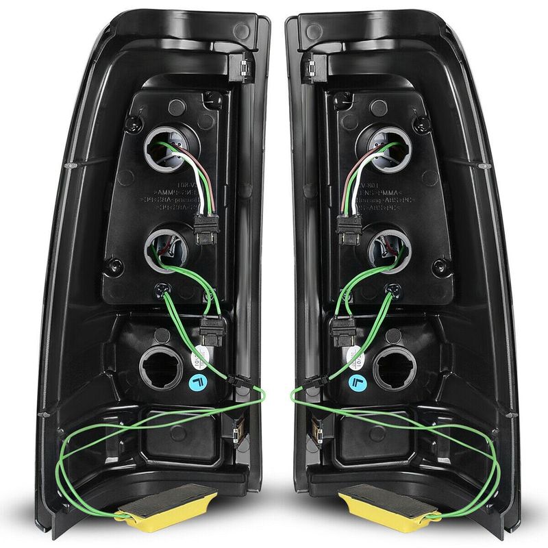 YITAMOTOR® Headlights & LED Tail Lights for 1999-2002 Chevy Silverado 1500/2500/3500, Complete Lamp Kit image 8