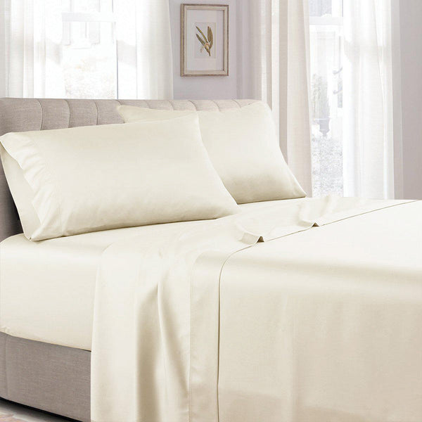 Low Profile (7-10 inches ) 100% Cotton Sateen Sheet Set - USA image 4