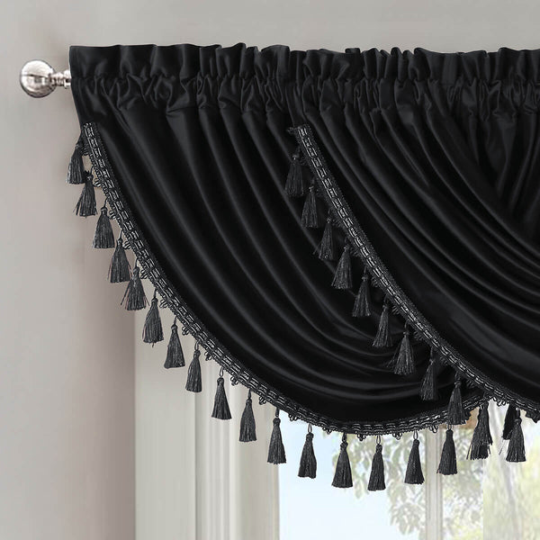 Heavyweight Velvet Waterfall Valance 57”Wx37”L (Single) image 4