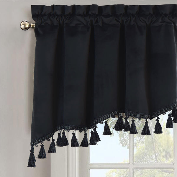 Heavyweight Velvet Swag Valance 70”Wx30”L image 2