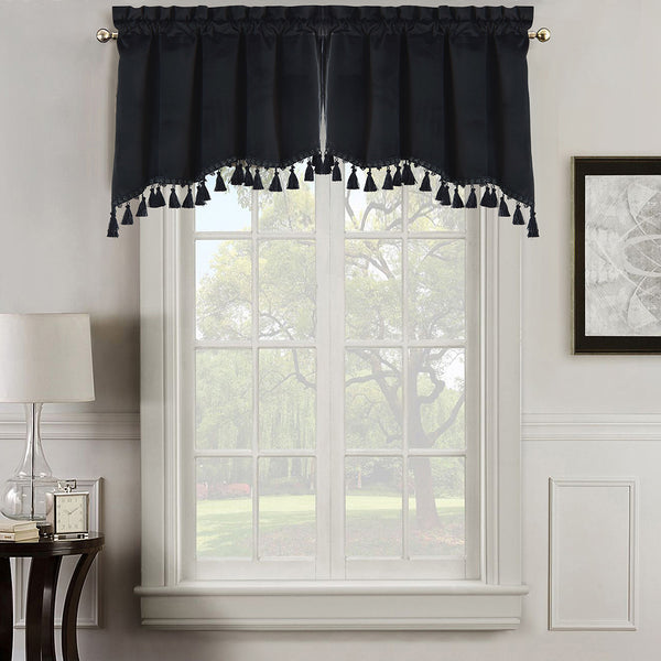 Heavyweight Velvet Swag Valance 70”Wx30”L image 4