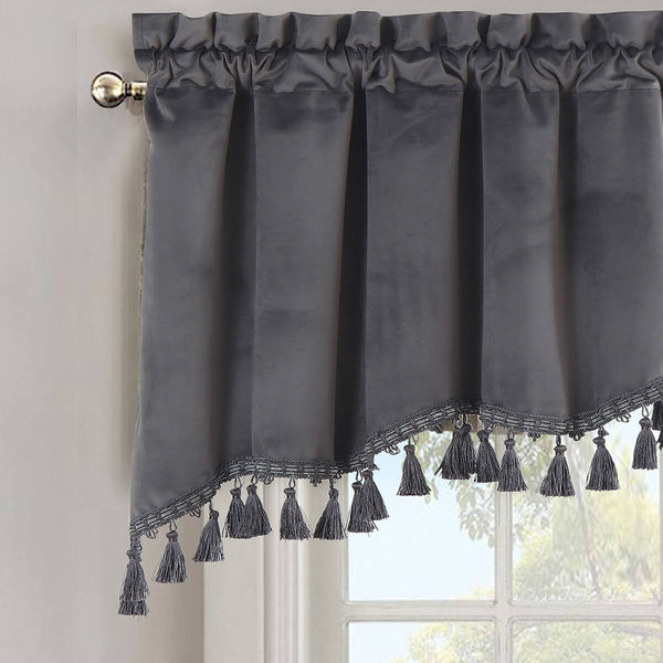 Heavyweight Velvet Swag Valance 70”Wx30”L image 5