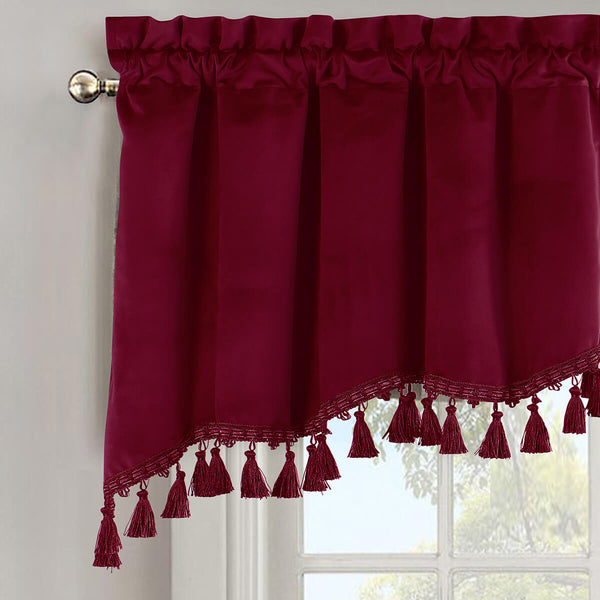 Heavyweight Velvet Swag Valance 70”Wx30”L image 7