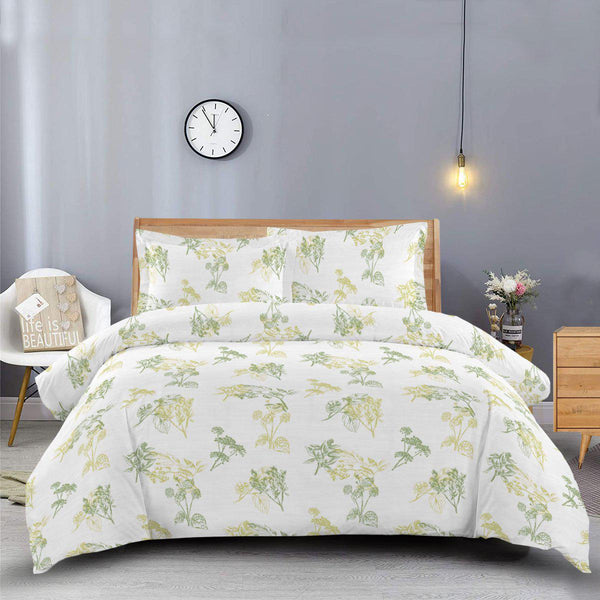 Heavyweight Printed Flannel Duvet Covers 170GSM - Hedgerow image 1