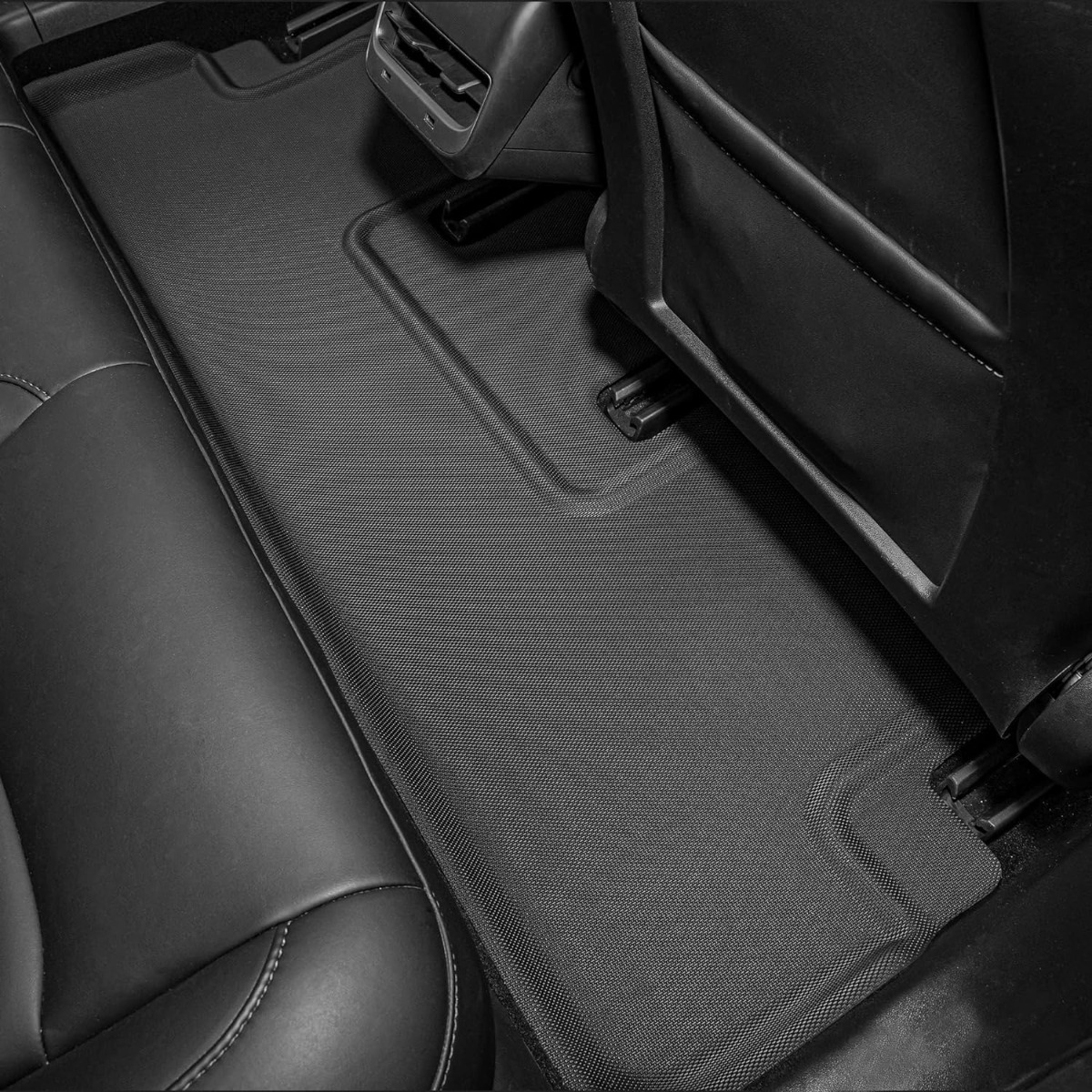 OEDRO Floor Mats Fit for Tesla Model Y 2025-2020 7-Seat,All Weather Protection Car Mats TPE Cargo Liner Floor Mats and Cargo Trunk Mats Accessories Full Complete Set image 6