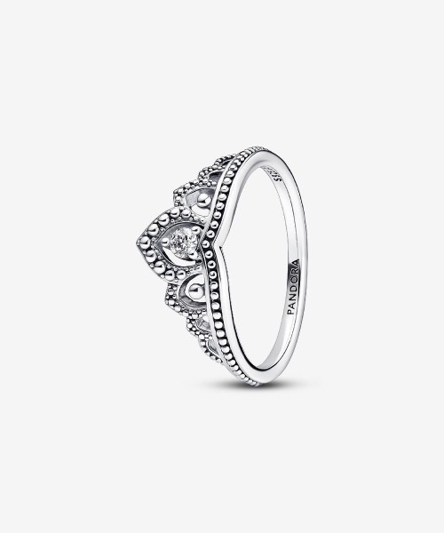 Regal Beaded Tiara Ring Sterling silver image 4