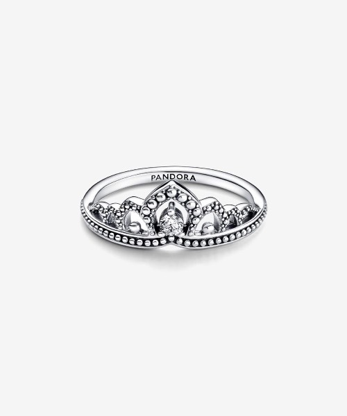 Regal Beaded Tiara Ring Sterling silver image 5