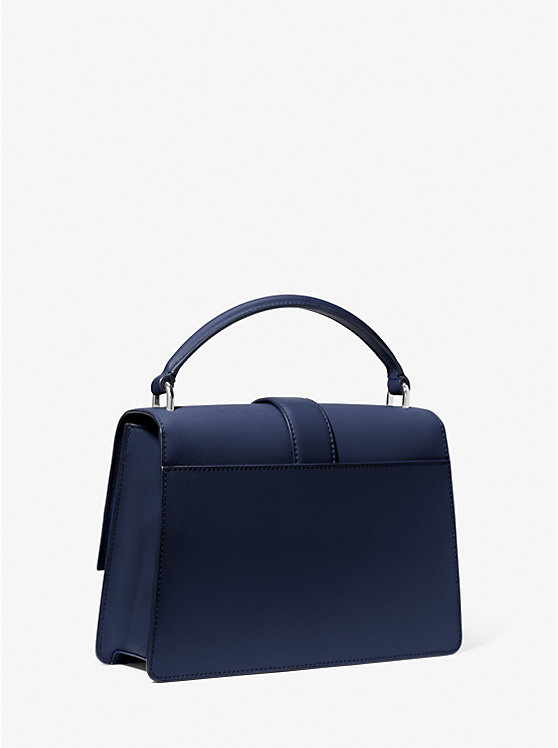 Greenwich Medium Saffiano Leather Satchel image 3