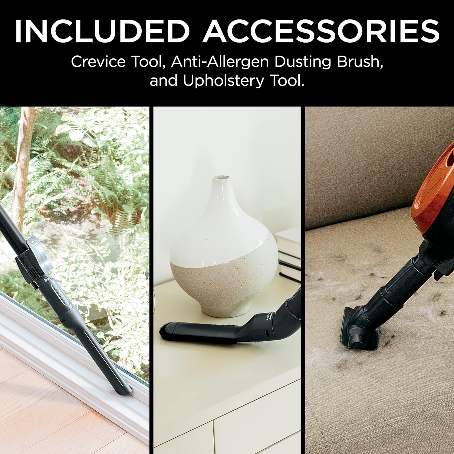 Shark Rocket Ultra-Light Corded Bagless Vacuum for Carpet and Hard Floor Cleaning with Swivel Steering (HV301), Gray/Orange image 10
