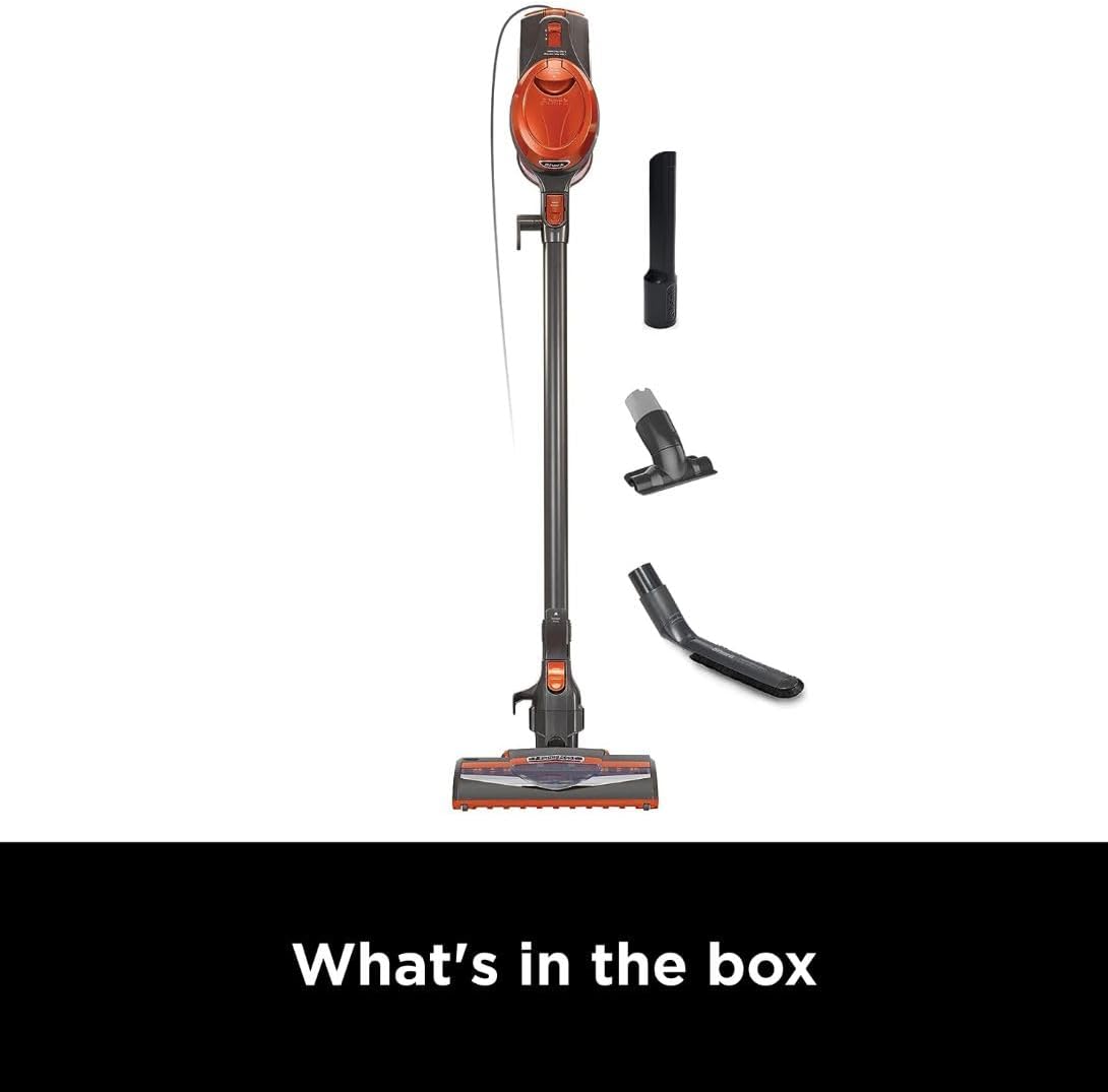 Shark Rocket Ultra-Light Corded Bagless Vacuum for Carpet and Hard Floor Cleaning with Swivel Steering (HV301), Gray/Orange image 11