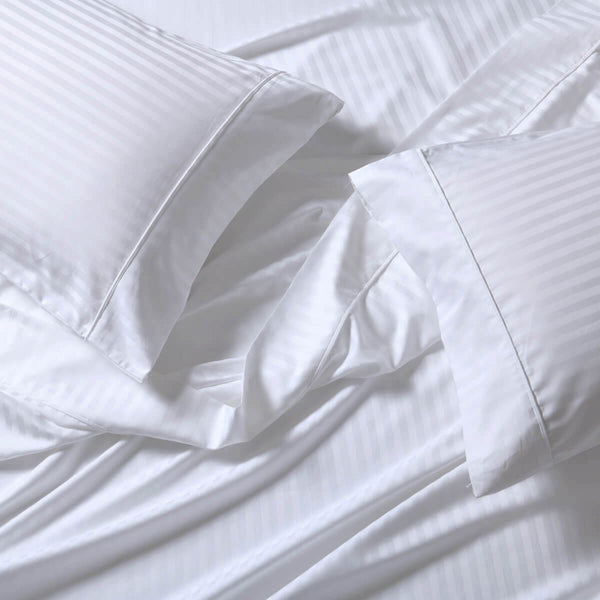 USA 608 Cotton Sheet Set - Extra Deep Pockets (22-inches) & Oversize Flat Sheet image 8