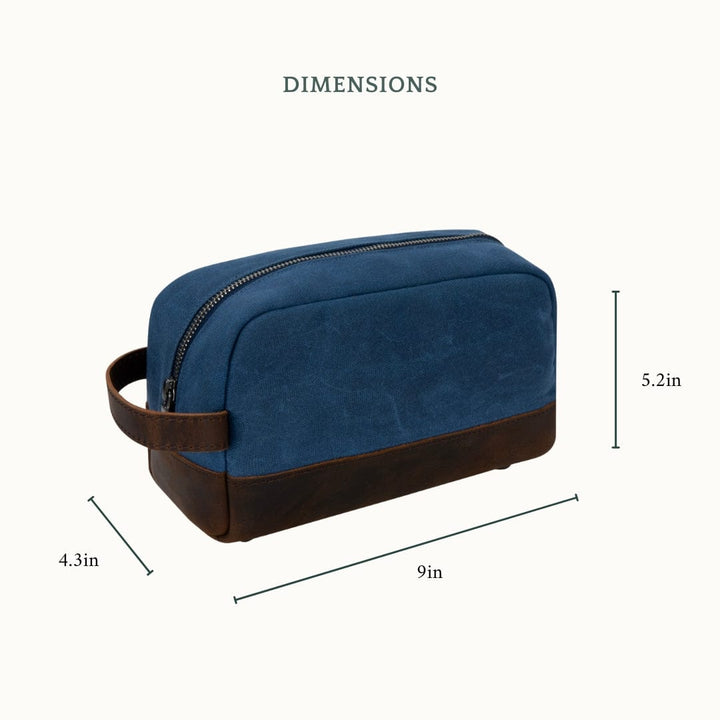 Double Oak Essentials Dopp Kit (Blue) image 7