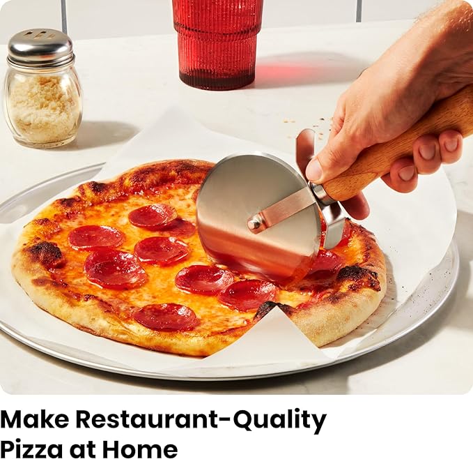 CHEFMAN Indoor Pizza Oven - Makes 12 Inch Pizzas in Minutes, Heats up to 800°F - Countertop Electric Pizza Maker with 5 Touchscreen Presets, Pizza Stone and Peel Included - Stainless Steel image 5