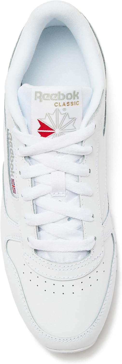 Reebok Men's Classic Leather Sneakers Black Or White Tennis Shoes image 4