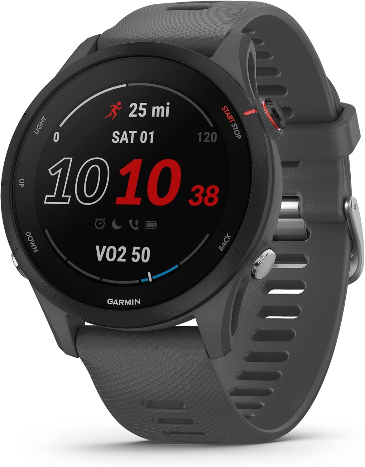 Garmin Forerunner® 255, GPS Running Smartwatch, Advanced Insights, Long-Lasting Battery, Slate Gray image 1