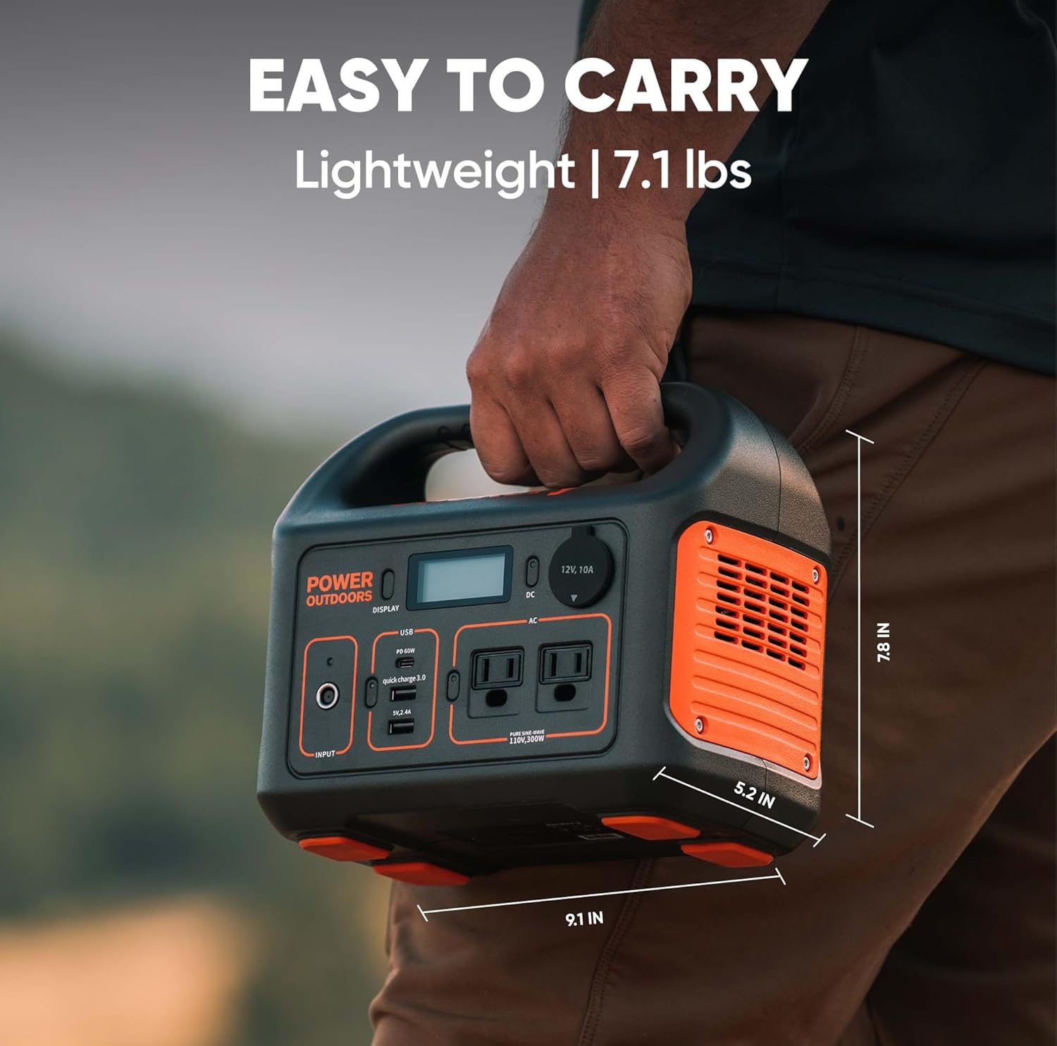 Jackery Portable Power Station Explorer 300, 293Wh Backup Lithium Battery, Solar Generator for Outdoors Camping Travel Hunting Blackout (Solar Panel Optional) image 5