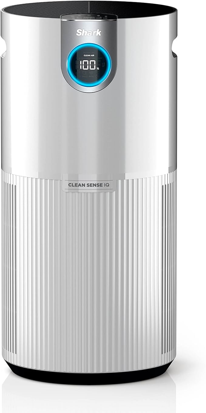 Shark Air Purifier for Home Large Room, Clean Sense Technology, HEPA Air Filter, 1000 Sq Ft, Kitchen, Filters Smoke, Captures 99.98% of Particles, Pet Dander, Pollutants, Dust, Allergens, HP201 image 1