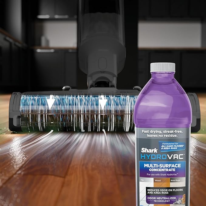 Shark HydroVac MessMaster Wet Dry Corded Vacuum Cleaner, 3-in-1 Multi-Surface Vacuum Mop & Self-Cleaning System, Lightweight, Powerful Suction, for Hard Floors & Area Rugs, Navy, WD161 image 4