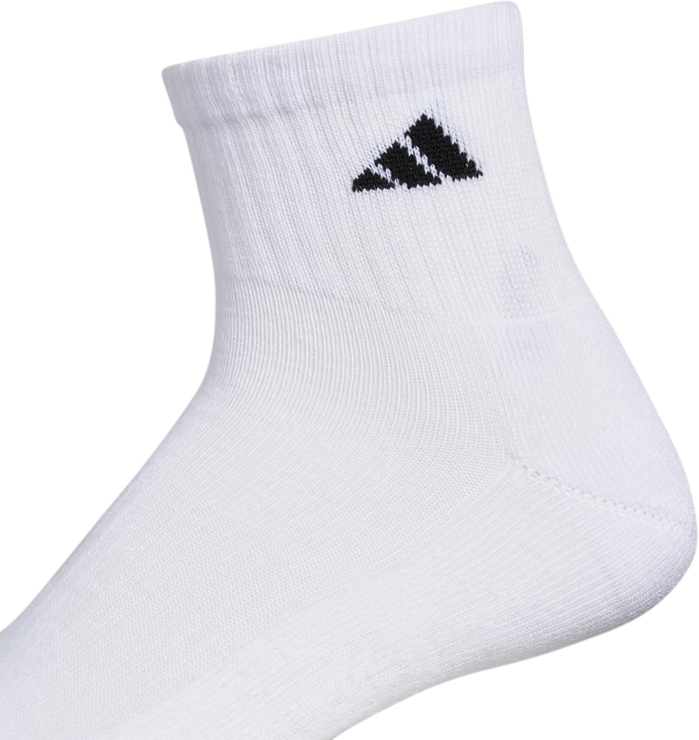 adidas Men's Socks, Athletic Cushioned Quarter 6-Pack, Ankle Fit with Arch Support image 3