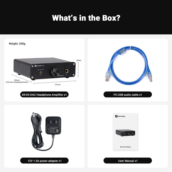 Fosi Audio XR-D5 DAC Headphone Amplifier image 6